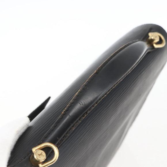 LOUIS VUITTON Epi Monceau 28 Hand Bag Black M52122 LV Auth ka2571