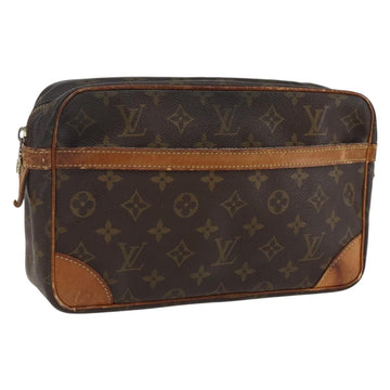 LOUIS VUITTON Monogram Compiegne 28 Clutch Bag M51845 LV Auth ka2573
