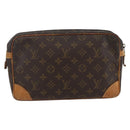LOUIS VUITTON Monogram Compiegne 28 Clutch Bag M51845 LV Auth ka2573-2