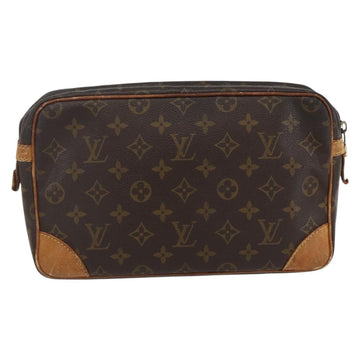 LOUIS VUITTON Monogram Compiegne 28 Clutch Bag M51845 LV Auth ka2573 - 0