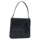 LOUIS VUITTON Monogram Mat Alston Shoulder Bag Black M92810 LV Auth ka2576-1