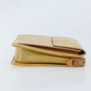 LOUIS VUITTON Monogram Vernis Motto Accessory Pouch Beige M91136 LV Auth ka2577-3