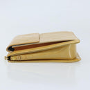 LOUIS VUITTON Monogram Vernis Motto Accessory Pouch Beige M91136 LV Auth ka2577-4