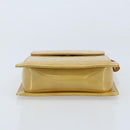 LOUIS VUITTON Monogram Vernis Motto Accessory Pouch Beige M91136 LV Auth ka2577-6