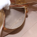 LOUIS VUITTON Monogram Vernis Reade PM Hand Bag Noisette M91334 LV Auth ka2578-20