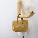 LOUIS VUITTON Monogram Vernis Reade PM Hand Bag Noisette M91334 LV Auth ka2578-21