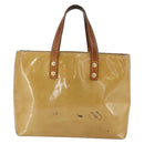 LOUIS VUITTON Monogram Vernis Reade PM Hand Bag Noisette M91334 LV Auth ka2578-2