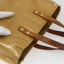 LOUIS VUITTON Monogram Vernis Reade PM Hand Bag Noisette M91334 LV Auth ka2578-6