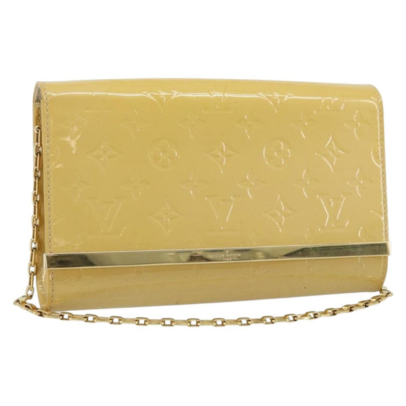 LOUIS VUITTON Monogram Vernis Clutch Ana Clutch Bag Dunne M90194 LV Auth ka2579