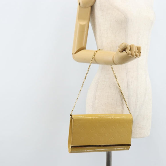 LOUIS VUITTON Monogram Vernis Clutch Ana Clutch Bag Dunne M90194 LV Auth ka2579