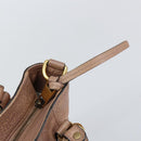 GUCCI Hand Bag Leather Pink Gold 323675 Auth ka258-15