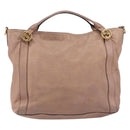 GUCCI Hand Bag Leather Pink Gold 323675 Auth ka258-2