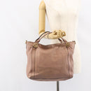 GUCCI Hand Bag Leather Pink Gold 323675 Auth ka258-24