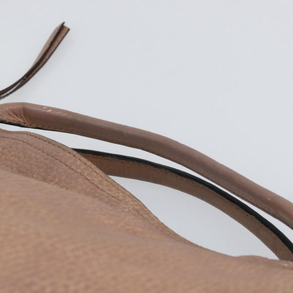 GUCCI Hand Bag Leather Pink Gold 323675 Auth ka258