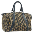 Christian Dior Trotter Canvas Hand Bag Navy Silver Auth ka2582-1