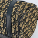 Christian Dior Trotter Canvas Hand Bag Navy Silver Auth ka2582-9