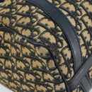 Christian Dior Trotter Canvas Hand Bag Navy Silver Auth ka2582-14