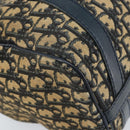 Christian Dior Trotter Canvas Hand Bag Navy Silver Auth ka2582-16