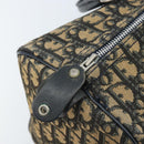 Christian Dior Trotter Canvas Hand Bag Navy Silver Auth ka2582-10