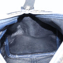 Christian Dior Trotter Canvas Hand Bag Navy Silver Auth ka2582-17