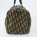 Christian Dior Trotter Canvas Hand Bag Navy Silver Auth ka2582-3