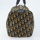 Christian Dior Trotter Canvas Hand Bag Navy Silver Auth ka2582-4