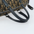 Christian Dior Trotter Canvas Hand Bag Navy Silver Auth ka2582-7
