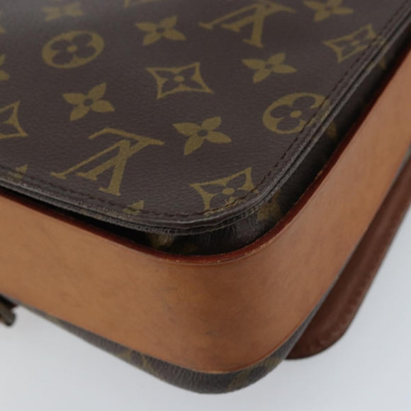 LOUIS VUITTON Monogram Cartouchiere GM Shoulder Bag M51252 LV Auth ka2586