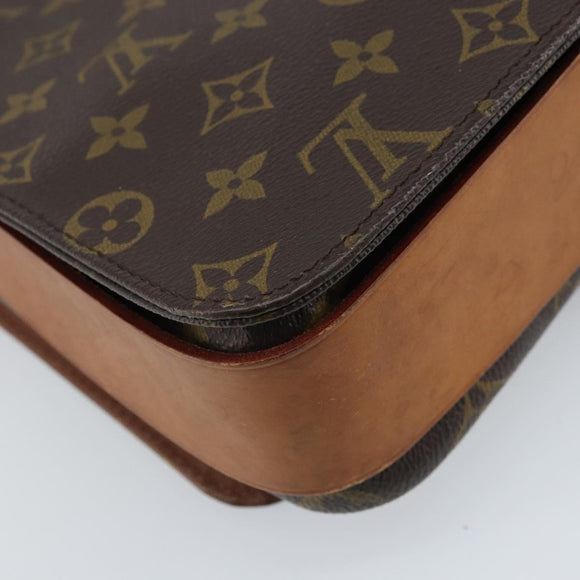 LOUIS VUITTON Monogram Cartouchiere GM Shoulder Bag M51252 LV Auth ka2586