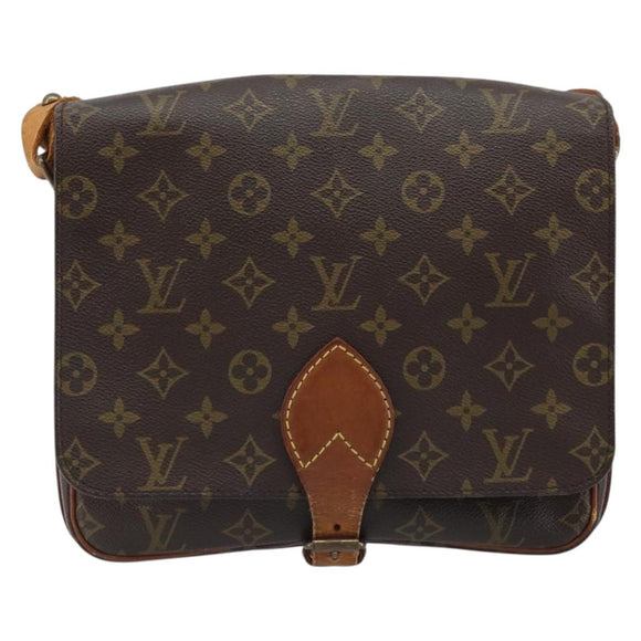 LOUIS VUITTON Monogram Cartouchiere GM Shoulder Bag M51252 LV Auth ka2586