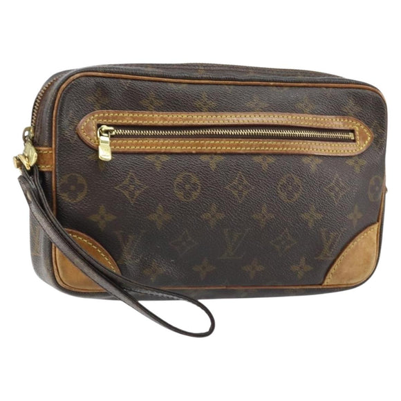 LOUIS VUITTON Monogram Marly Dragonne GM Clutch Bag M51825 LV Auth ka2590