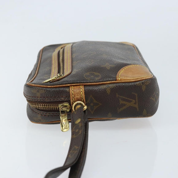 LOUIS VUITTON Monogram Marly Dragonne GM Clutch Bag M51825 LV Auth ka2590