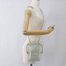 LOEWE Anagram Shoulder Bag Leather Light Blue Auth ka2596-19