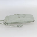 LOEWE Anagram Shoulder Bag Leather Light Blue Auth ka2596-3