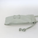 LOEWE Anagram Shoulder Bag Leather Light Blue Auth ka2596-4
