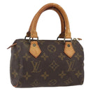 LOUIS VUITTON Monogram Mini Speedy Hand Bag M41534 LV Auth ka2597-1