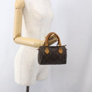 LOUIS VUITTON Monogram Mini Speedy Hand Bag M41534 LV Auth ka2597-20