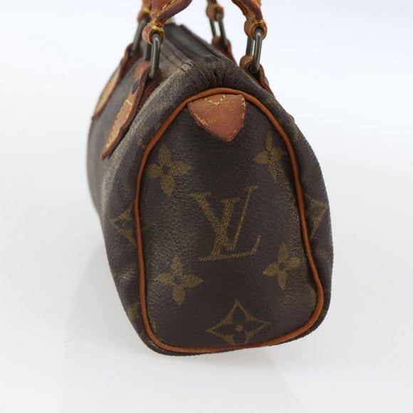 LOUIS VUITTON Monogram Mini Speedy Hand Bag M41534 LV Auth ka2597