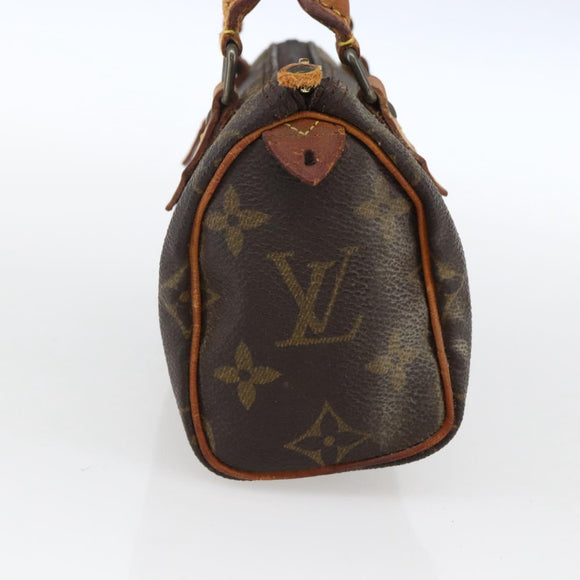 LOUIS VUITTON Monogram Mini Speedy Hand Bag M41534 LV Auth ka2597