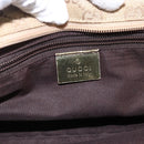 GUCCI GG Canvas Sherry Line Hand Bag Beige Gold 131230 Auth ka2599-18