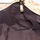 GUCCI GG Canvas Sherry Line Hand Bag Beige Gold 131230 Auth ka2599-20