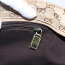 GUCCI GG Canvas Sherry Line Hand Bag Beige Gold 131230 Auth ka2599-21