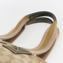 GUCCI GG Canvas Sherry Line Hand Bag Beige Gold 131230 Auth ka2599-8