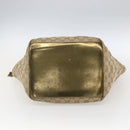 GUCCI GG Canvas Sherry Line Hand Bag Beige Gold 131230 Auth ka2599-5
