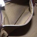 FENDI Zucca Canvas Shoulder Bag Black Brown Auth ka260-20