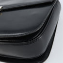 GUCCI Hand Bag Leather Black Gold Auth ka2600-10