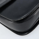 GUCCI Hand Bag Leather Black Gold Auth ka2600-11