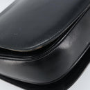 GUCCI Hand Bag Leather Black Gold Auth ka2600-13