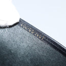 GUCCI Hand Bag Leather Black Gold Auth ka2600-25