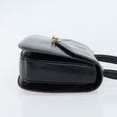 GUCCI Hand Bag Leather Black Gold Auth ka2600-4